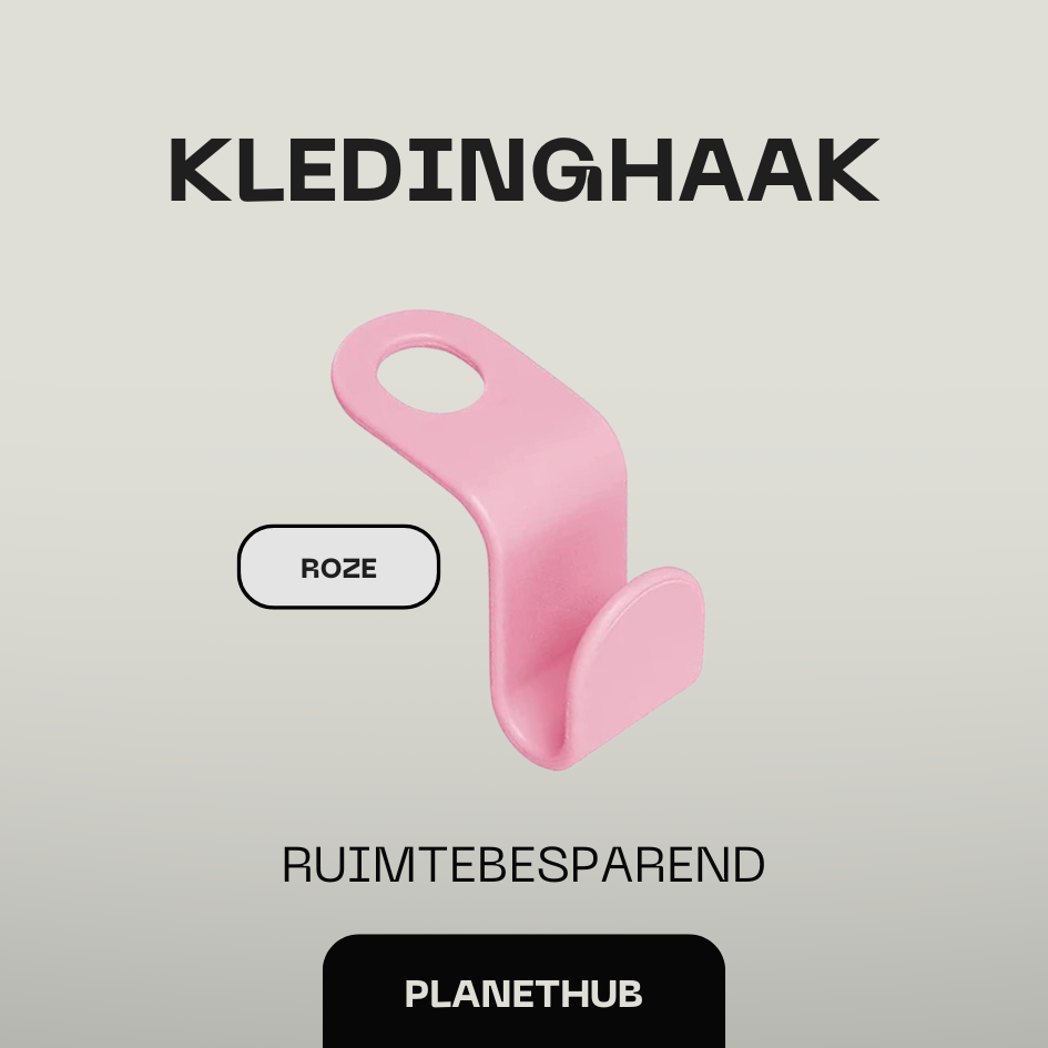 Ruimtebesparende Kledinghaken