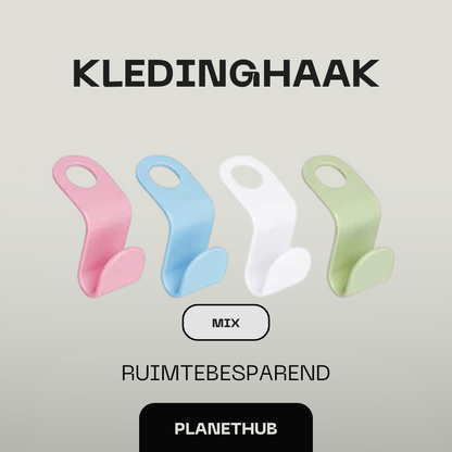 Ruimtebesparende Kledinghaken