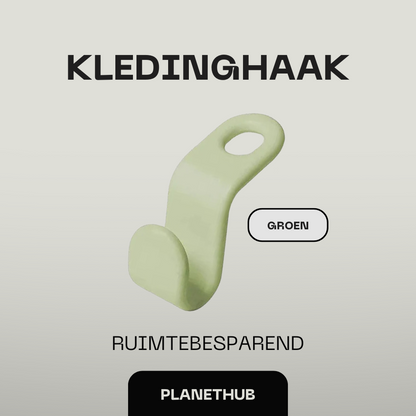 Ruimtebesparende Kledinghaken
