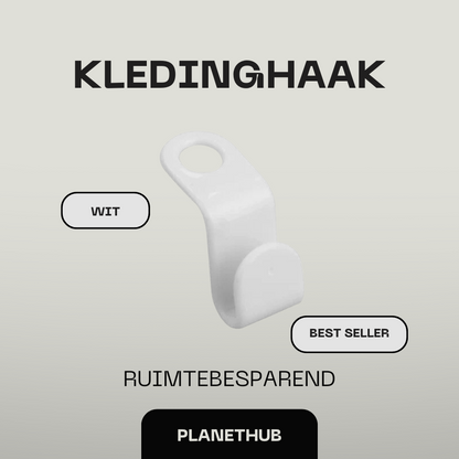 Ruimtebesparende Kledinghaken